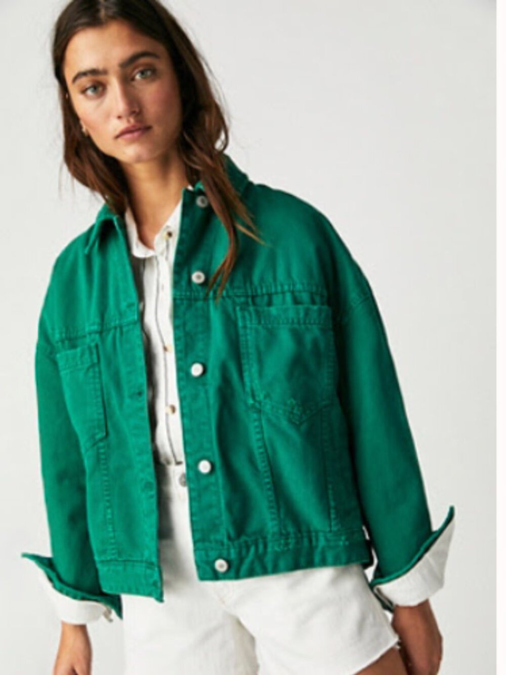 We The Free Opal Swing Denim Jacket